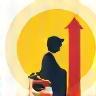 Career growth icon