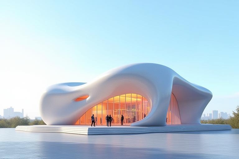 Conceptual image of the NipponFutureTech pavilion exterior at EXPO 2025