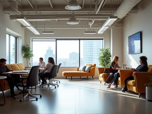 Modern and collaborative workspace at NipponFutureTech office